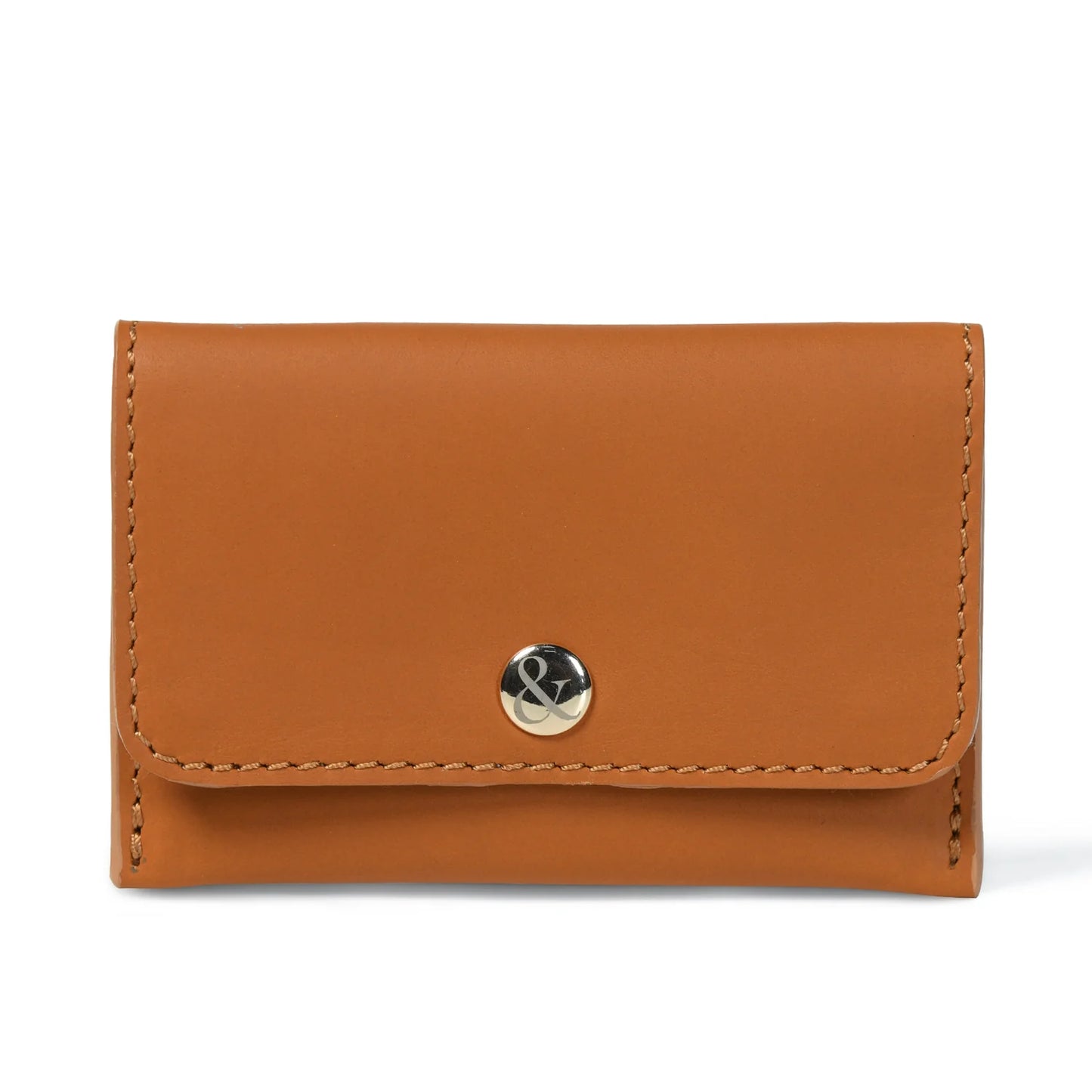 bell&fox- ELLIE Popper Card Holder Purse in New Caramel