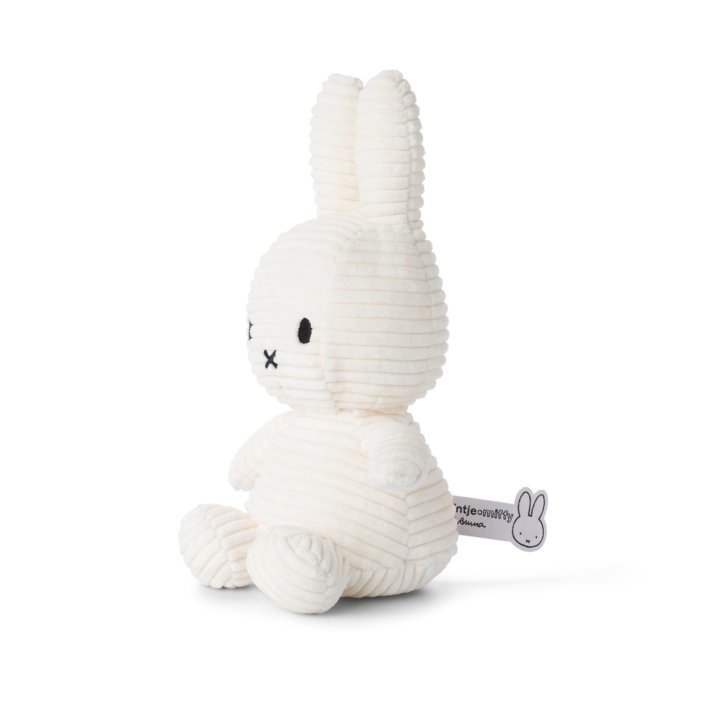 Miffy - Corduroy soft toy ECO white