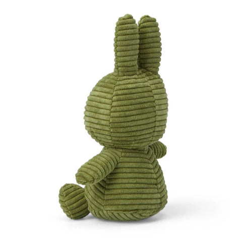 Miffy Corduroy Soft Toy - Olive Green - 23cm