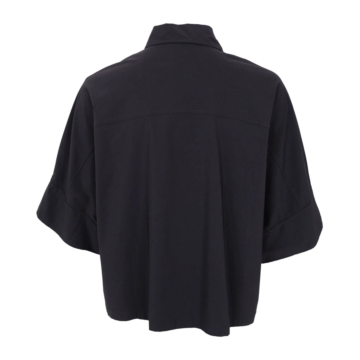 Black Colour - Davina Loose Shirt - Black