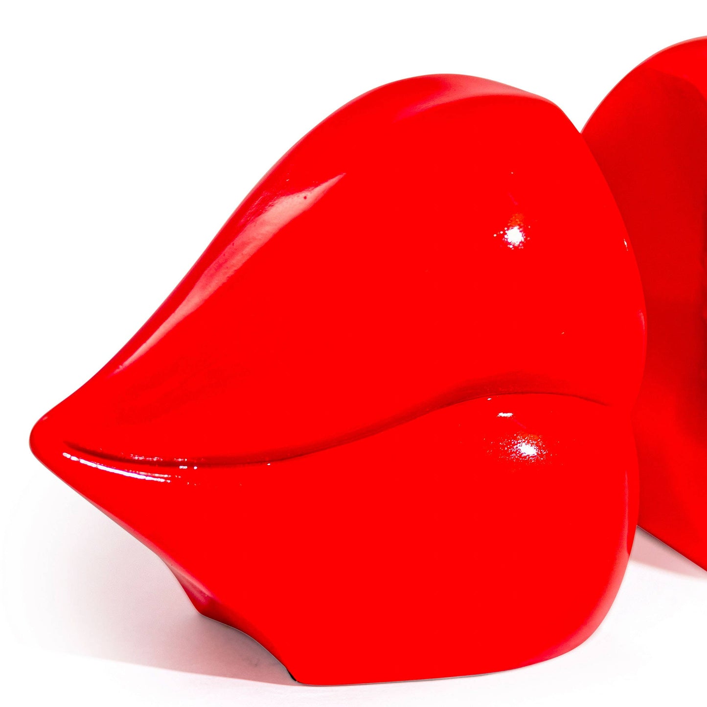 Set of Red Lips Bookends
