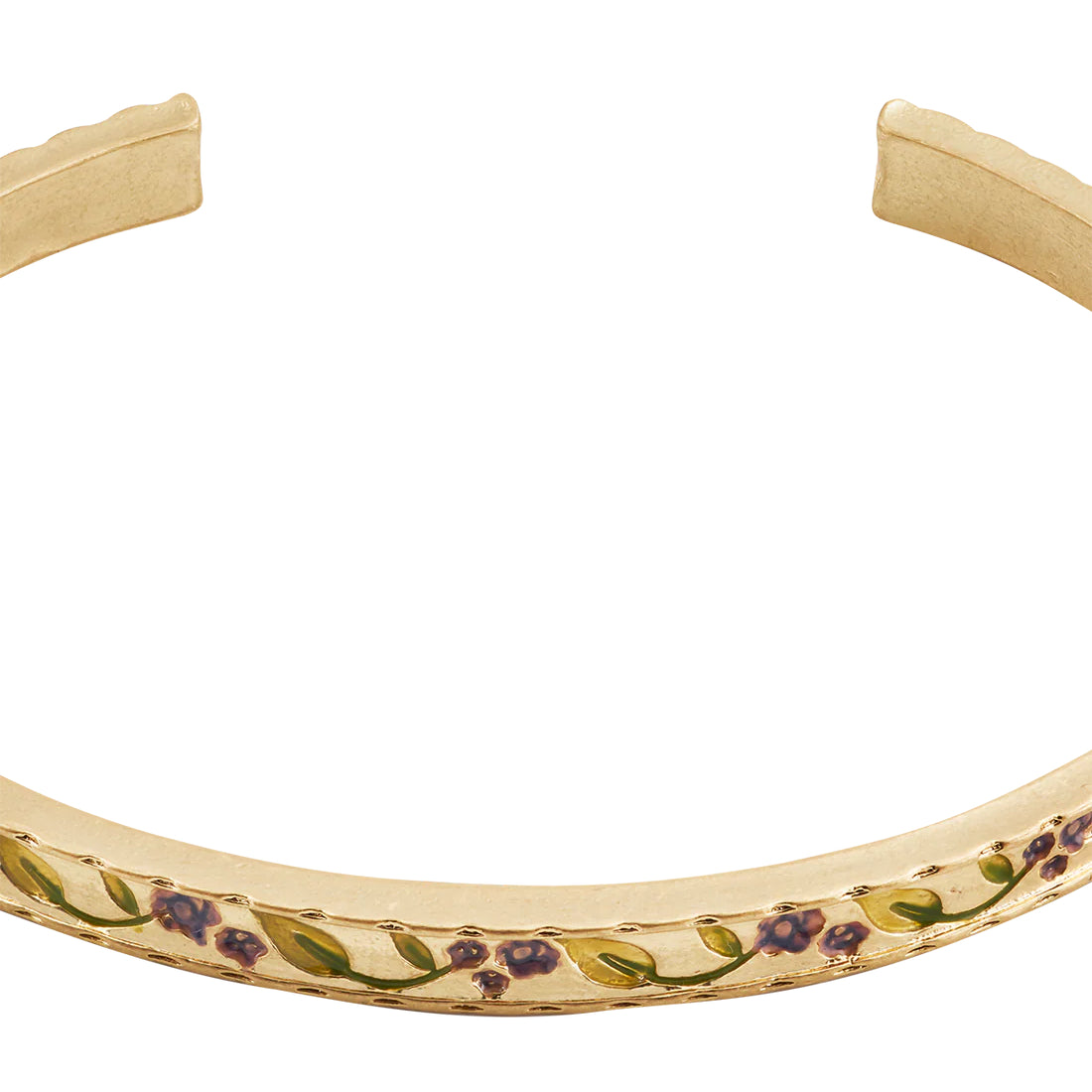 Fable - Blackberry Bramble Bangle - Gold