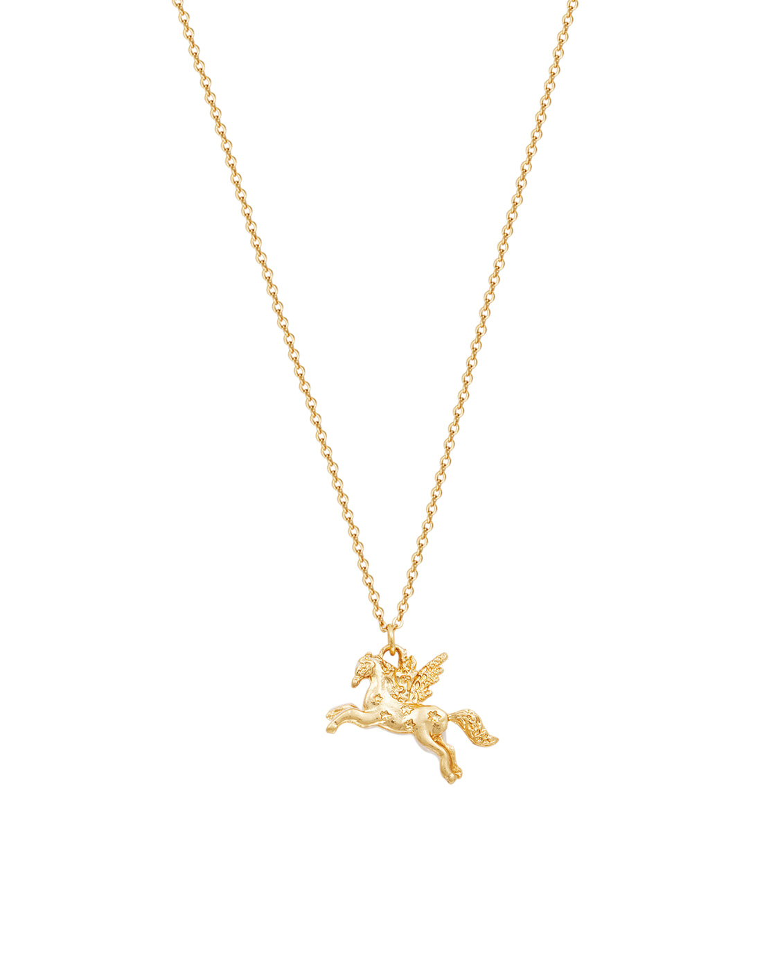 Fable England - Gold Pegasus Necklace