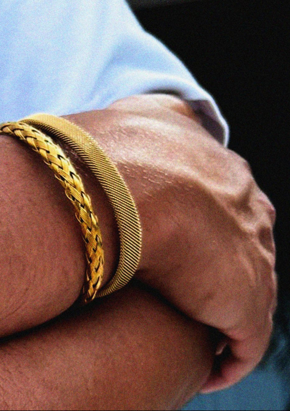 Sons Limited - Paris Plait Cuff Bracelet - Gold