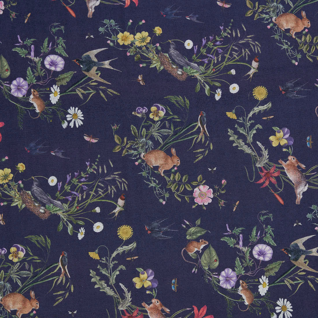 Fable England - Navy Running Bunny Scarf