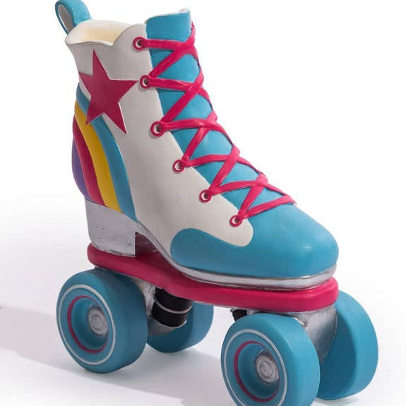 Retro Roller Skate Vase - Rainbow