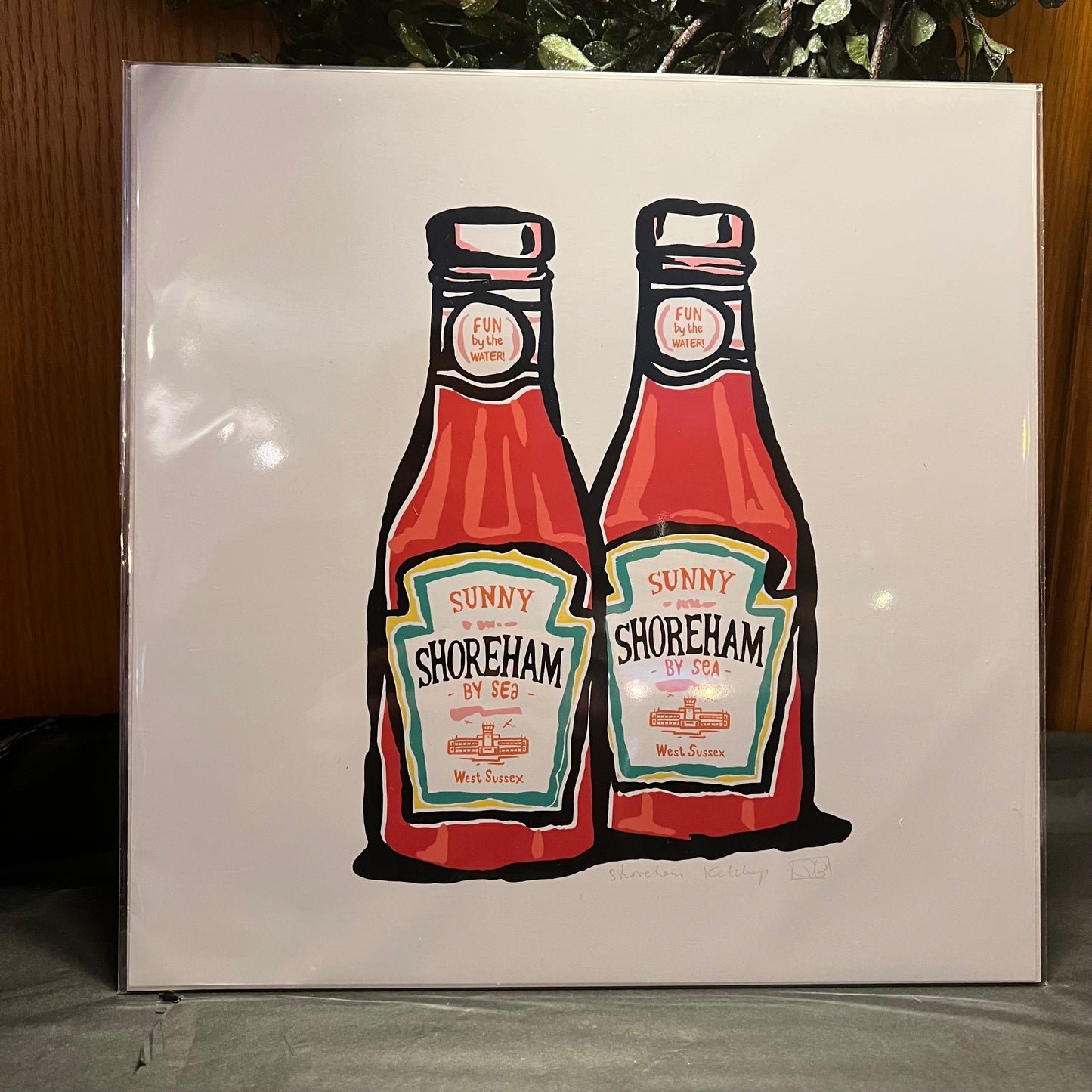 Art Rascal Shoreham Sauce Bottle Print