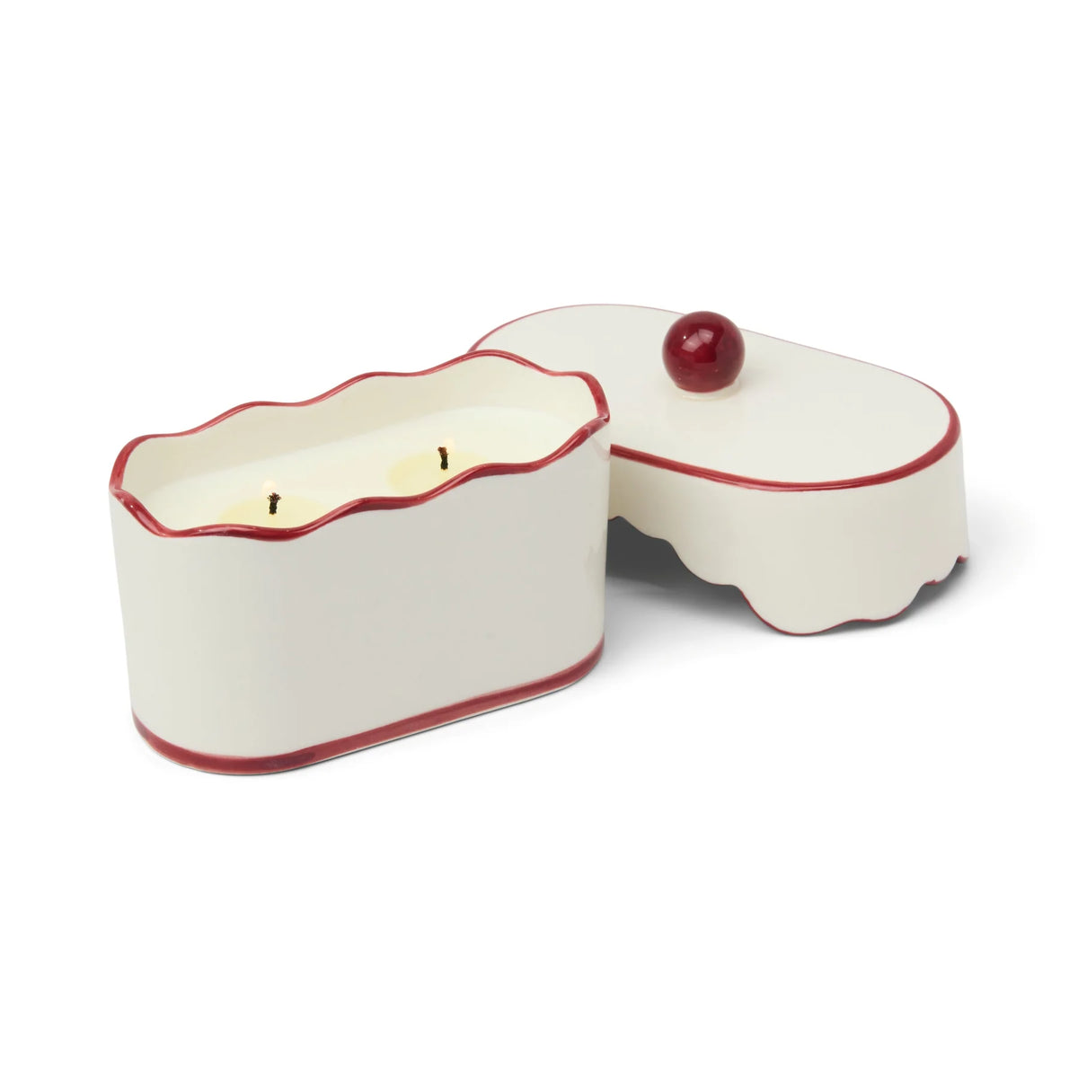 Paddywax - Cherie 155g Ceramic Dish Candle - French Linen & Orris