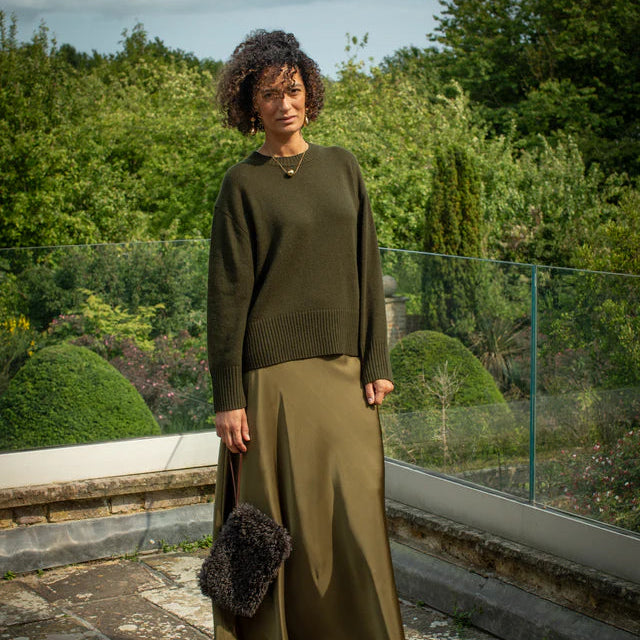 Devon Jumper - Chalk - Forest