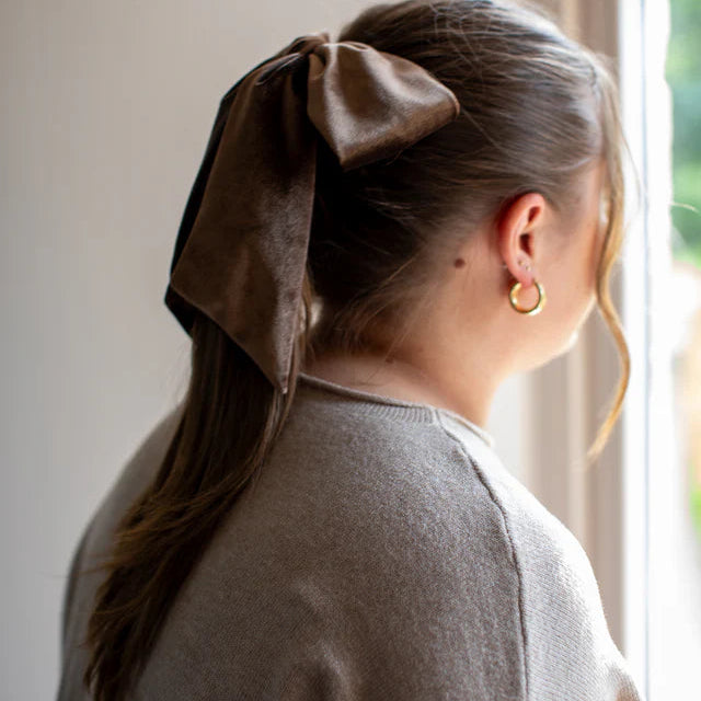 Morgan Top in Dark Beige from Chalk