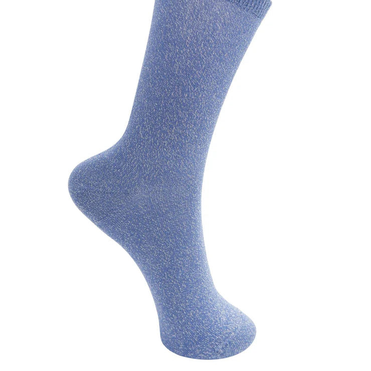 Black Colour Socks - Lurex - Various Colours