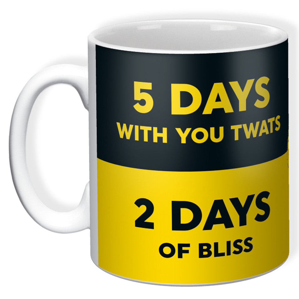 Boxed Rude Mug - Work v Life Mug