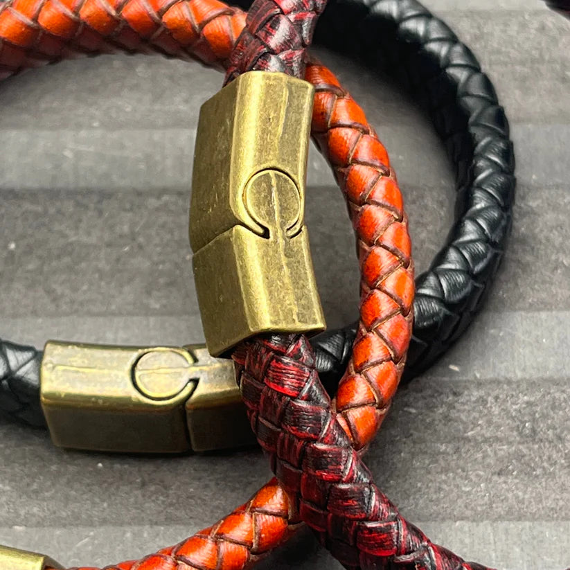 Sons Limited - Milan Leather Bracelet - Oxblood