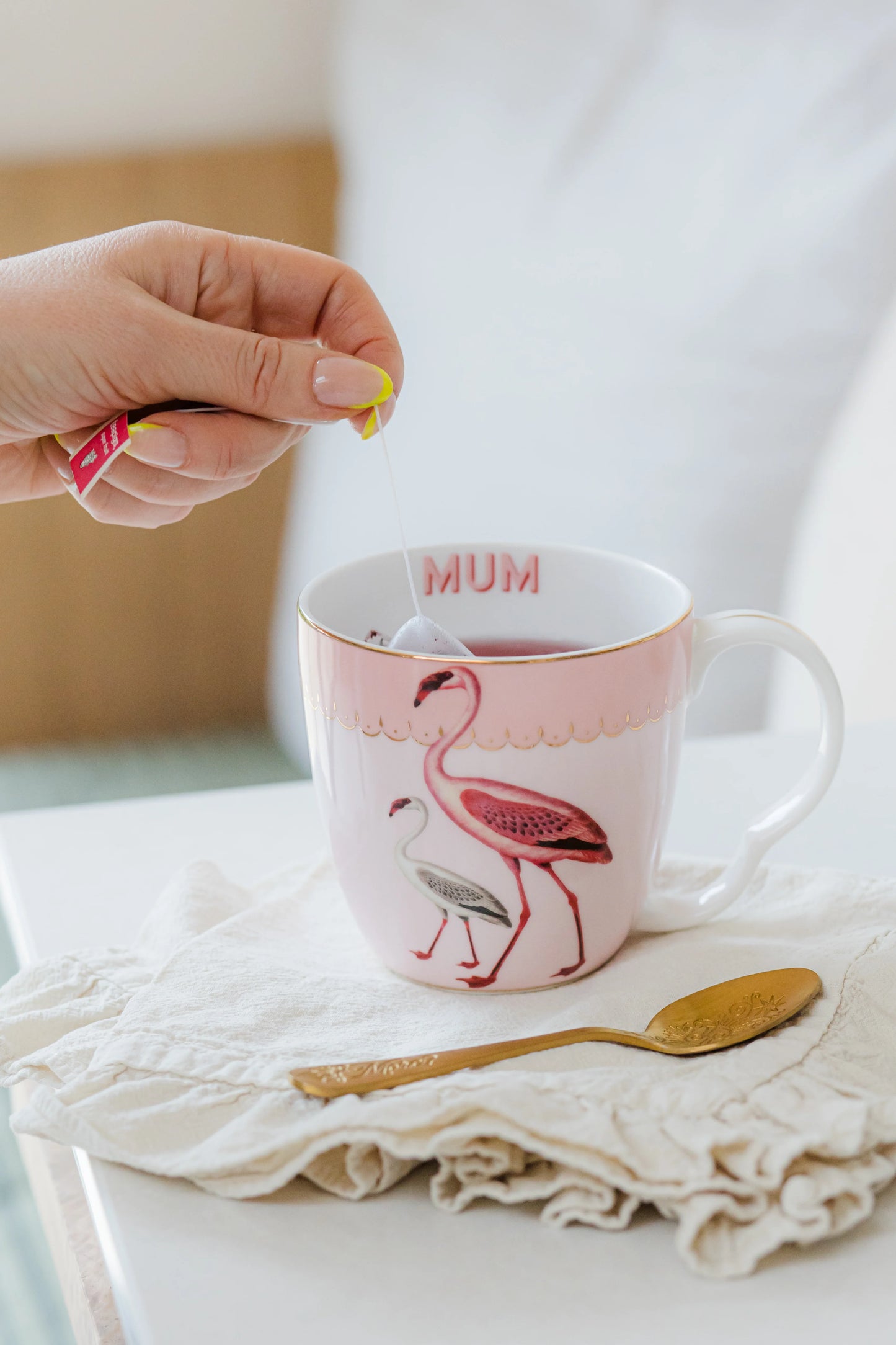 Yvonne Ellen Large Flamingo Mug - Mum