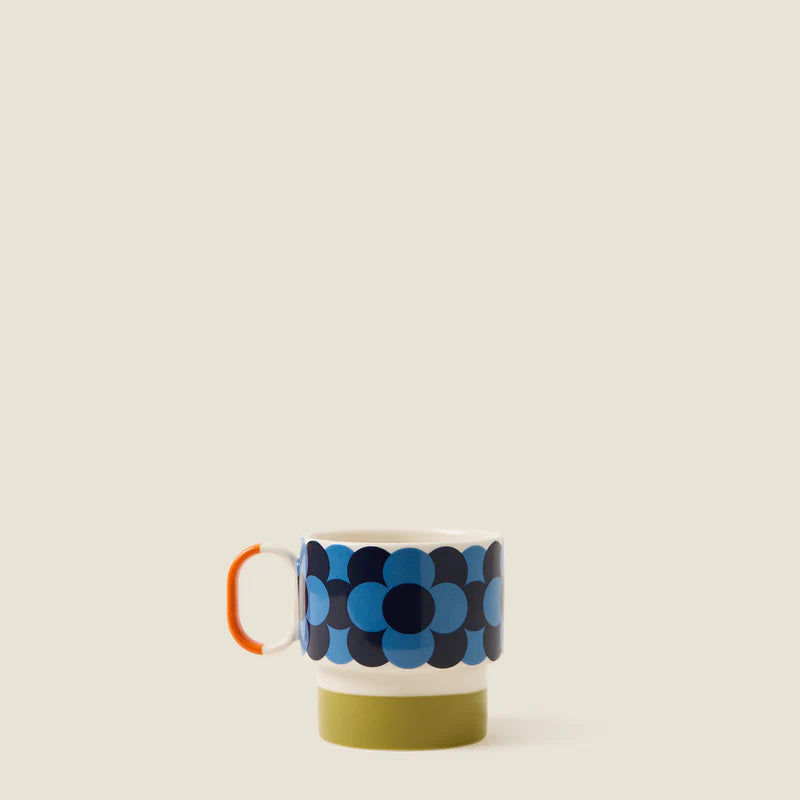 Orla Kiely - Retro Stripe Green Mug