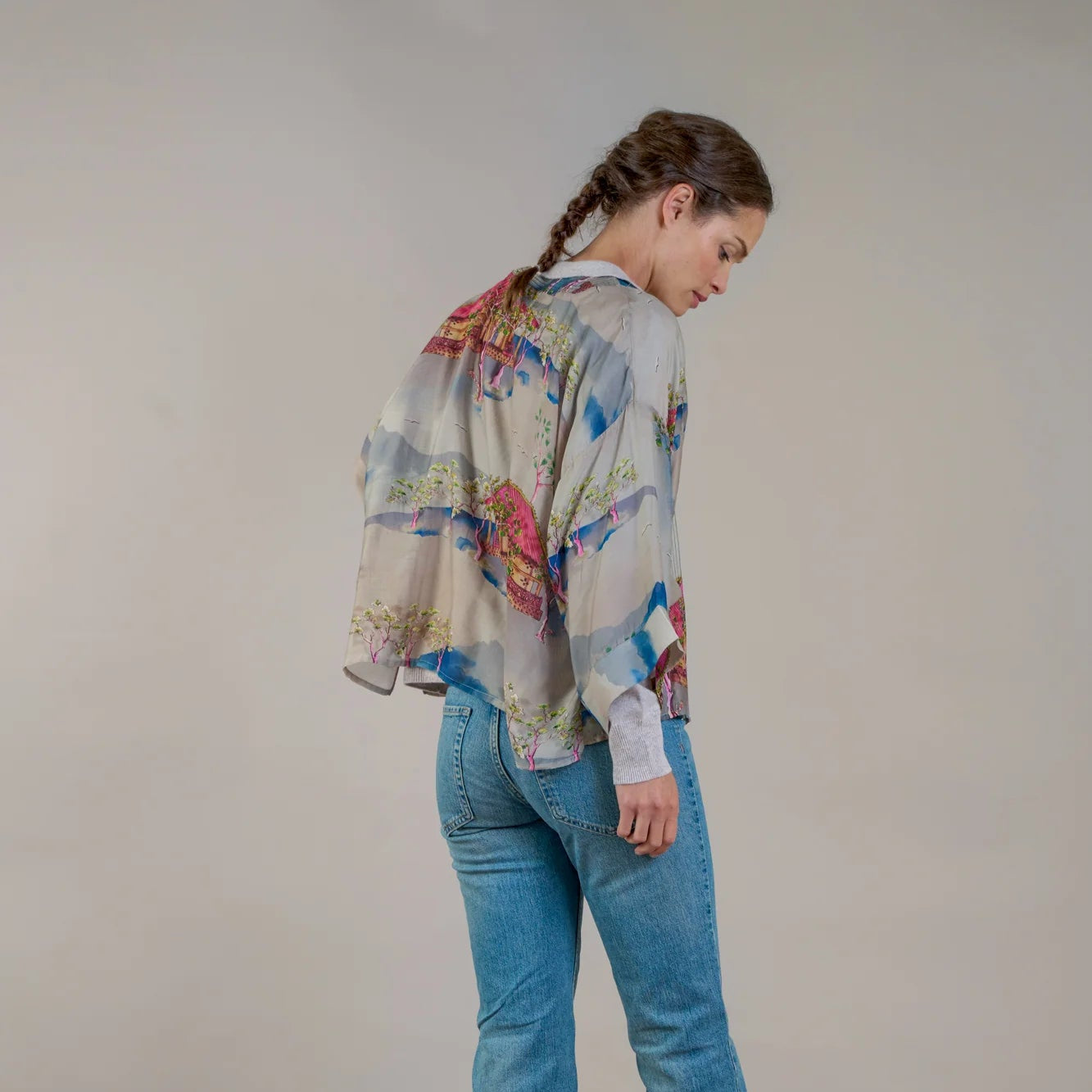Oriental Landscape Kimono