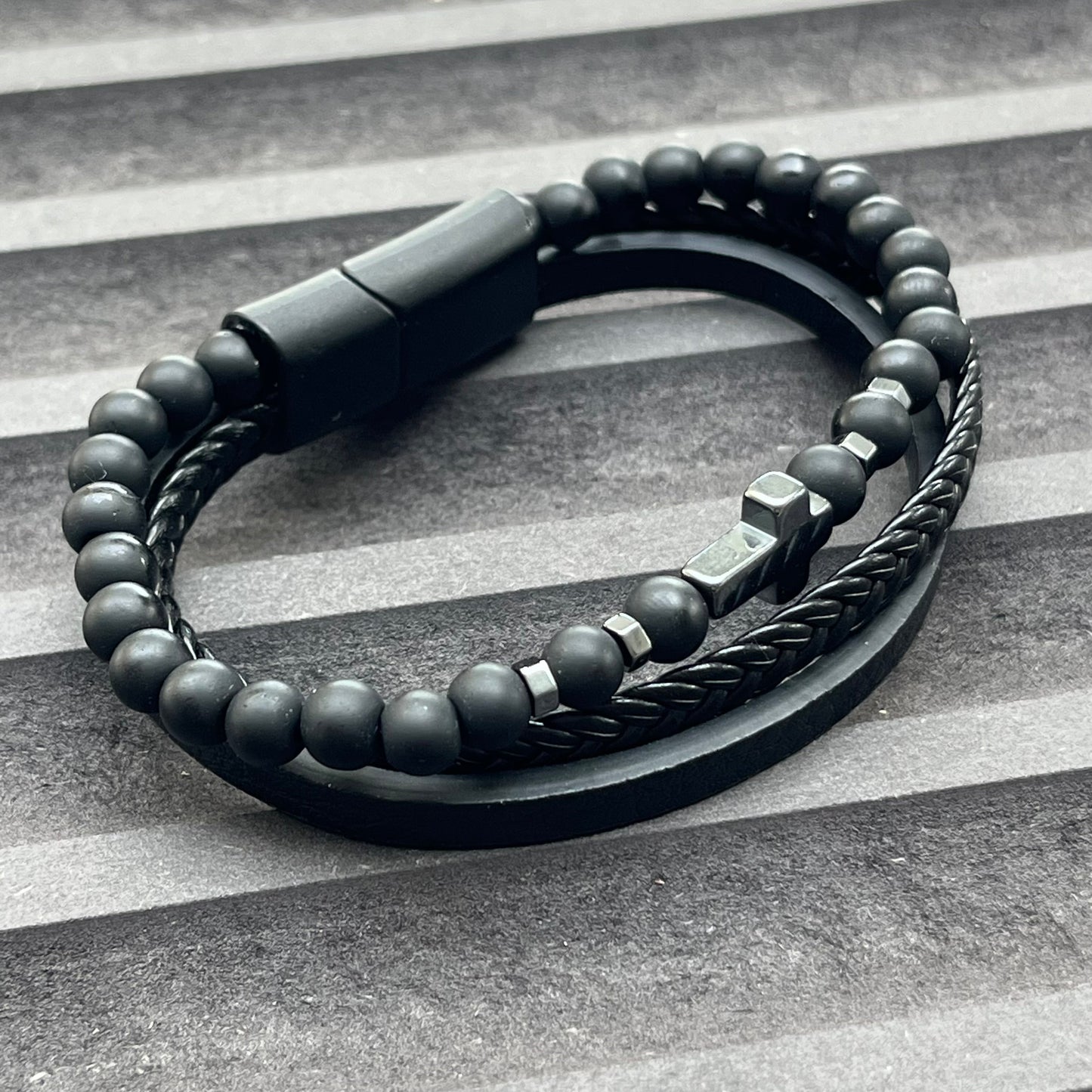 Sons Limited - Rome Triple Bracelet - Frosted