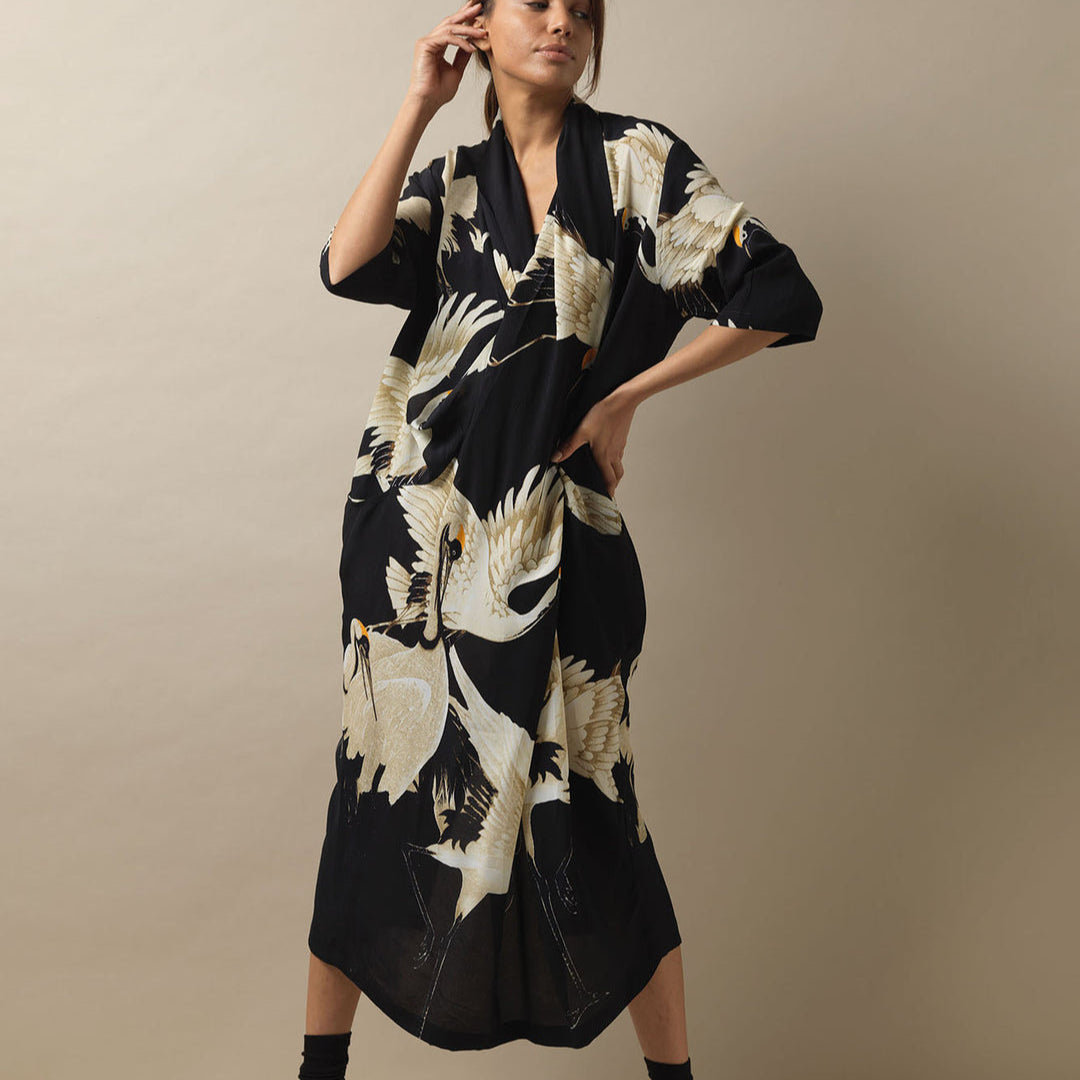 Stork Black Rachel Dress