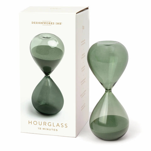 Gift Boxed Hourglass in Various Colours - 15 mins