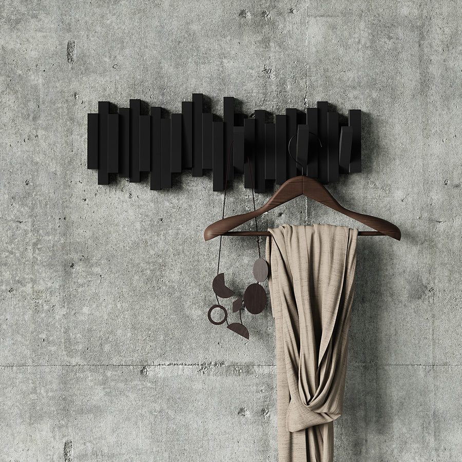 Sticks 5 Wall Multi Hook - Black