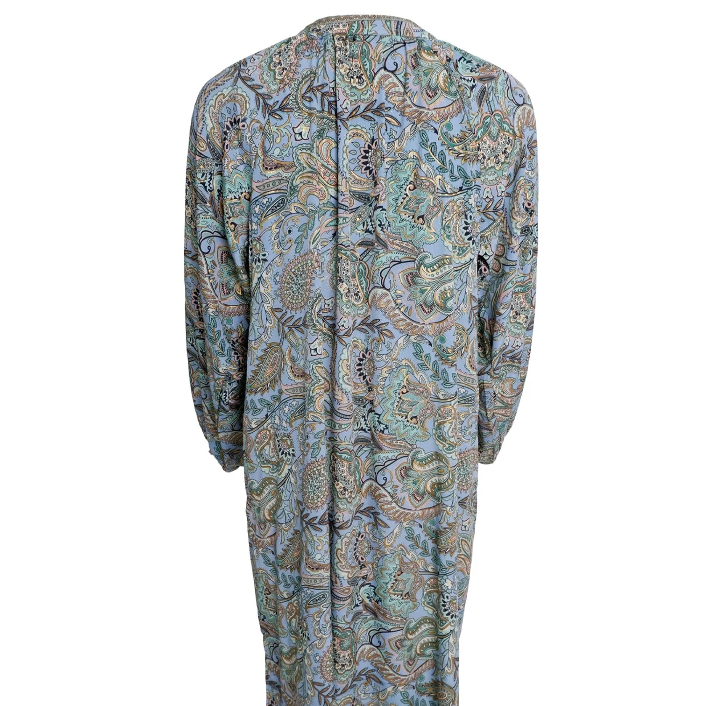 Black Colour Luna Nelly Dress - Blue Garden