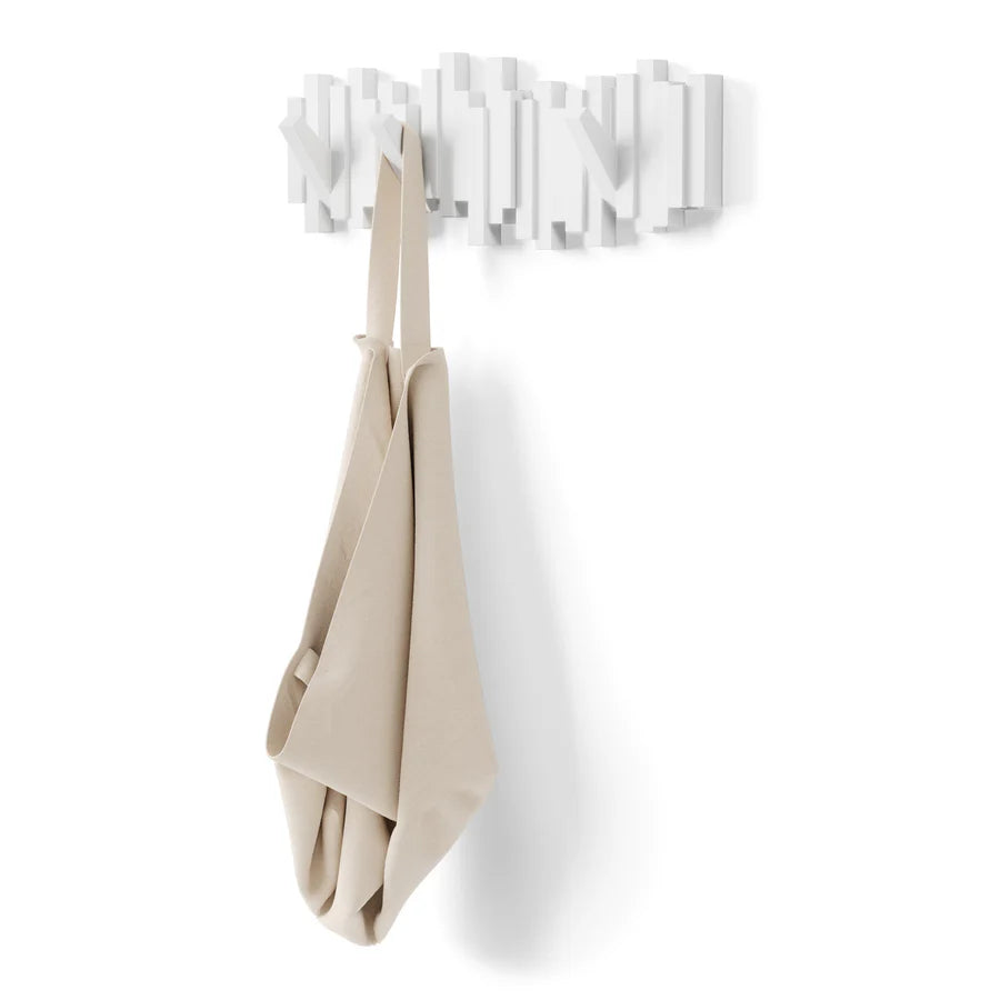 Sticks 5 Wall Multi Hook - White