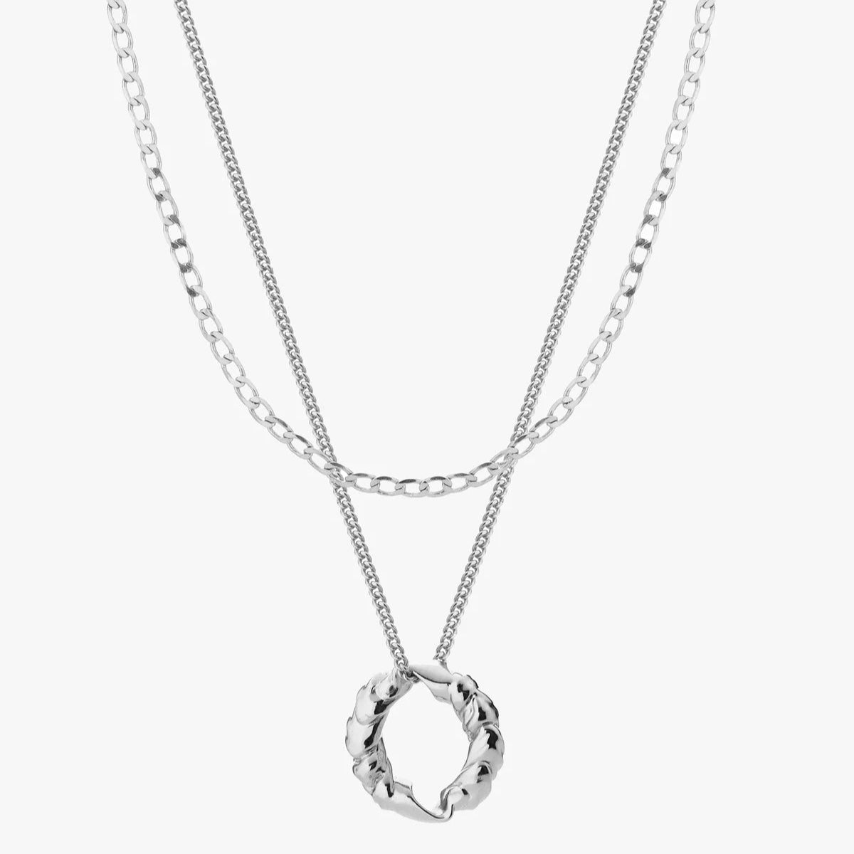 Ember Necklace in Silver - Tutti & Co.