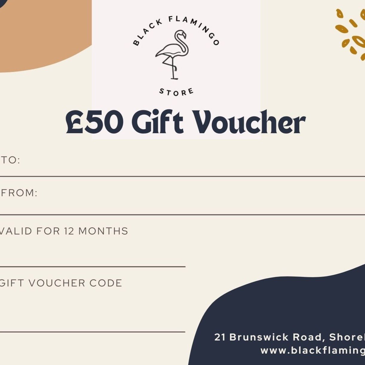 BFS Gift Card-black flamingo store