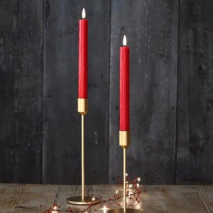 LED Chandelier Candles (red) box of 2 - black flamingo store