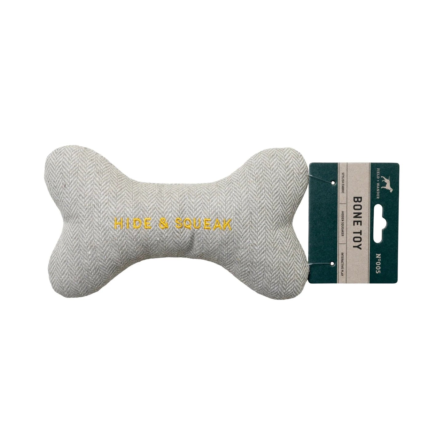 Squeaky Bone Toy - black flamingo store