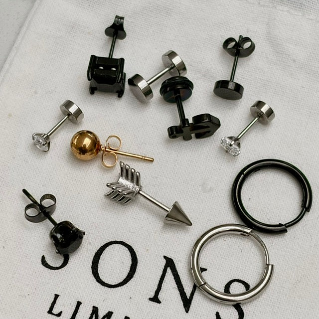 Sons Gifting Ltd - Anchor Stud Earrings Pair