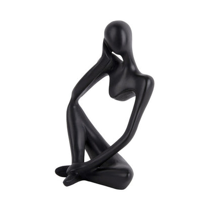 Present Time - Statue Imagine in Black