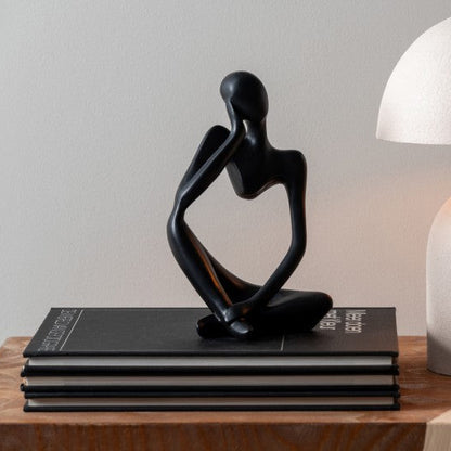 Present Time - Statue Imagine in Black