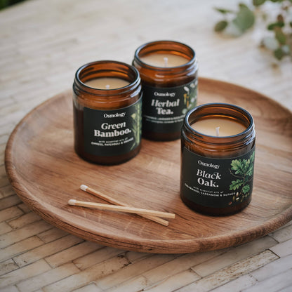 Black Oak Scented Jar Candle
