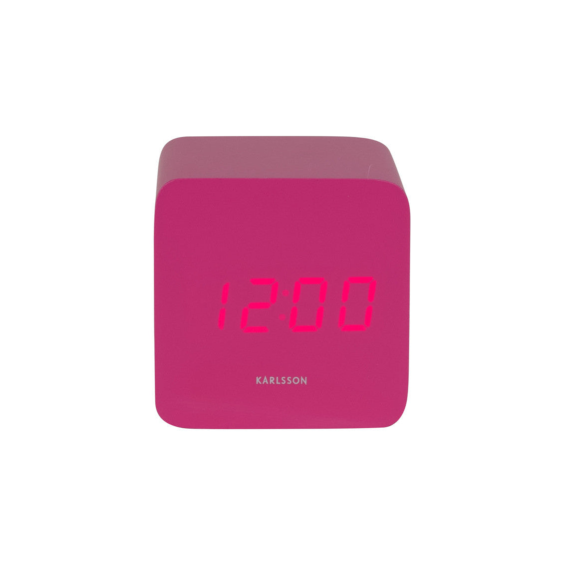 Karlsson - Alarm Clock Spry Square - Bright Pink