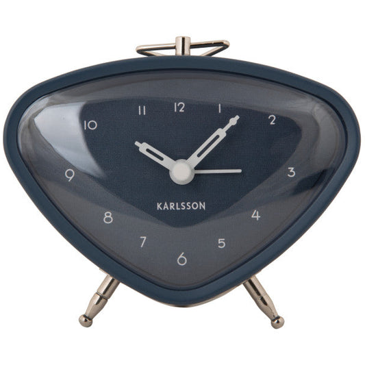 Karlsson - Alarm Clock Triangle - Dark Grey