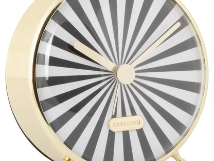 Karlsson - Alarm Clock Candy Swirl - Black and White