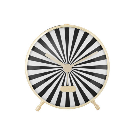 Karlsson - Alarm Clock Candy Swirl - Black and White
