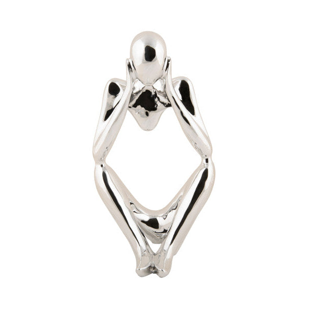 Present Time - Statue Imagine in Silver