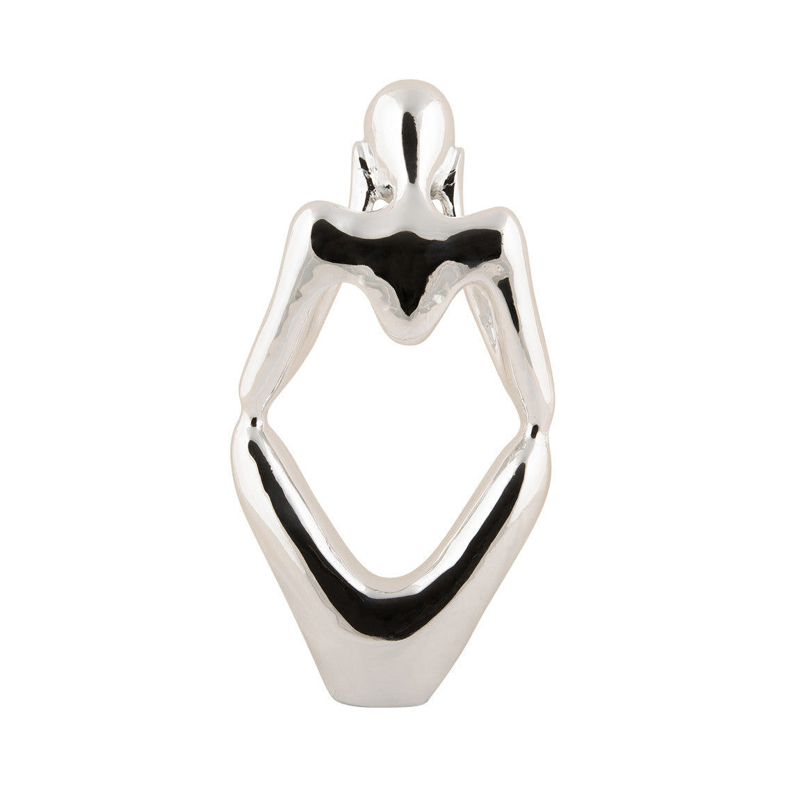 Present Time - Statue Imagine in Silver