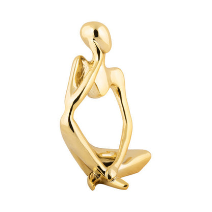 Present Time - Statue Imagine in Gold