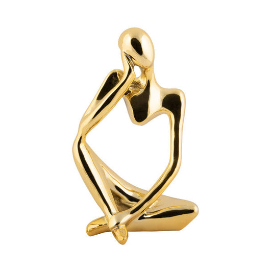 Present Time - Statue Imagine in Gold