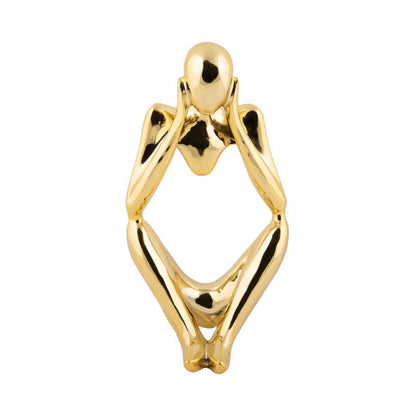 Present Time - Statue Imagine in Gold