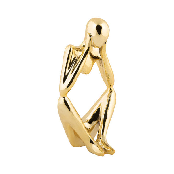 Present Time - Statue Imagine in Gold