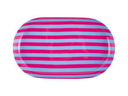 Small Oval Striped Tray - Various