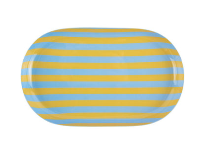 Small Oval Striped Tray - Various
