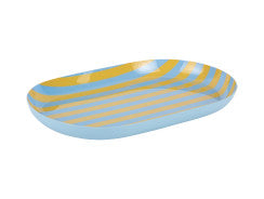 Small Oval Striped Tray - Various