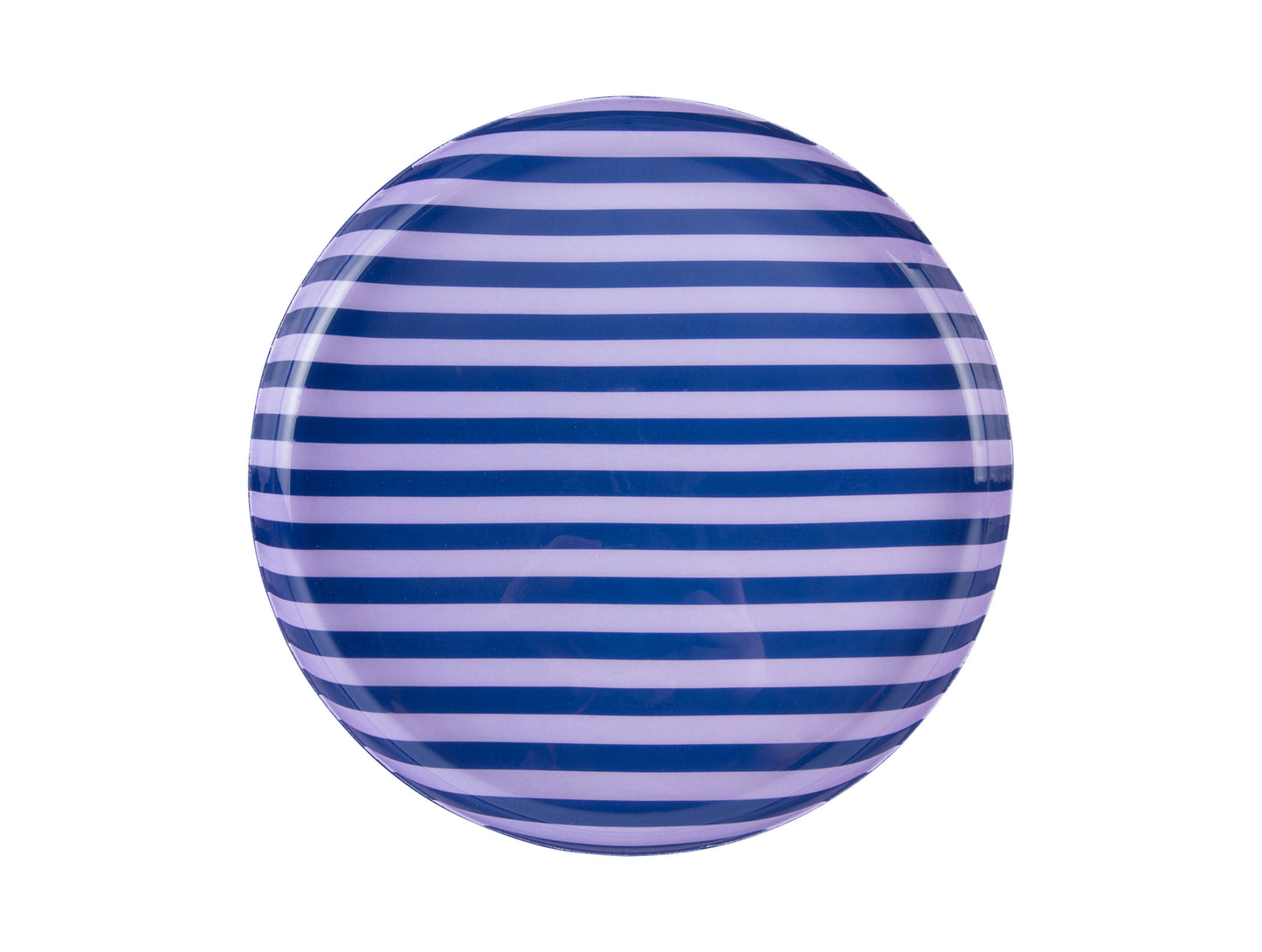 Round Striped Summer Plate  - Various