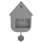 Modern Classic Cuckoo Clock in Mouse Grey