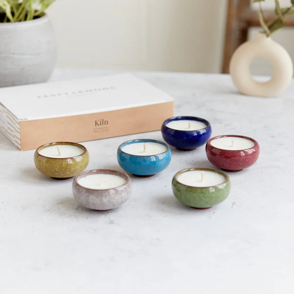 Kiln: Ceramic Tea Lights (Box of 6) - Myrrh & Tonka